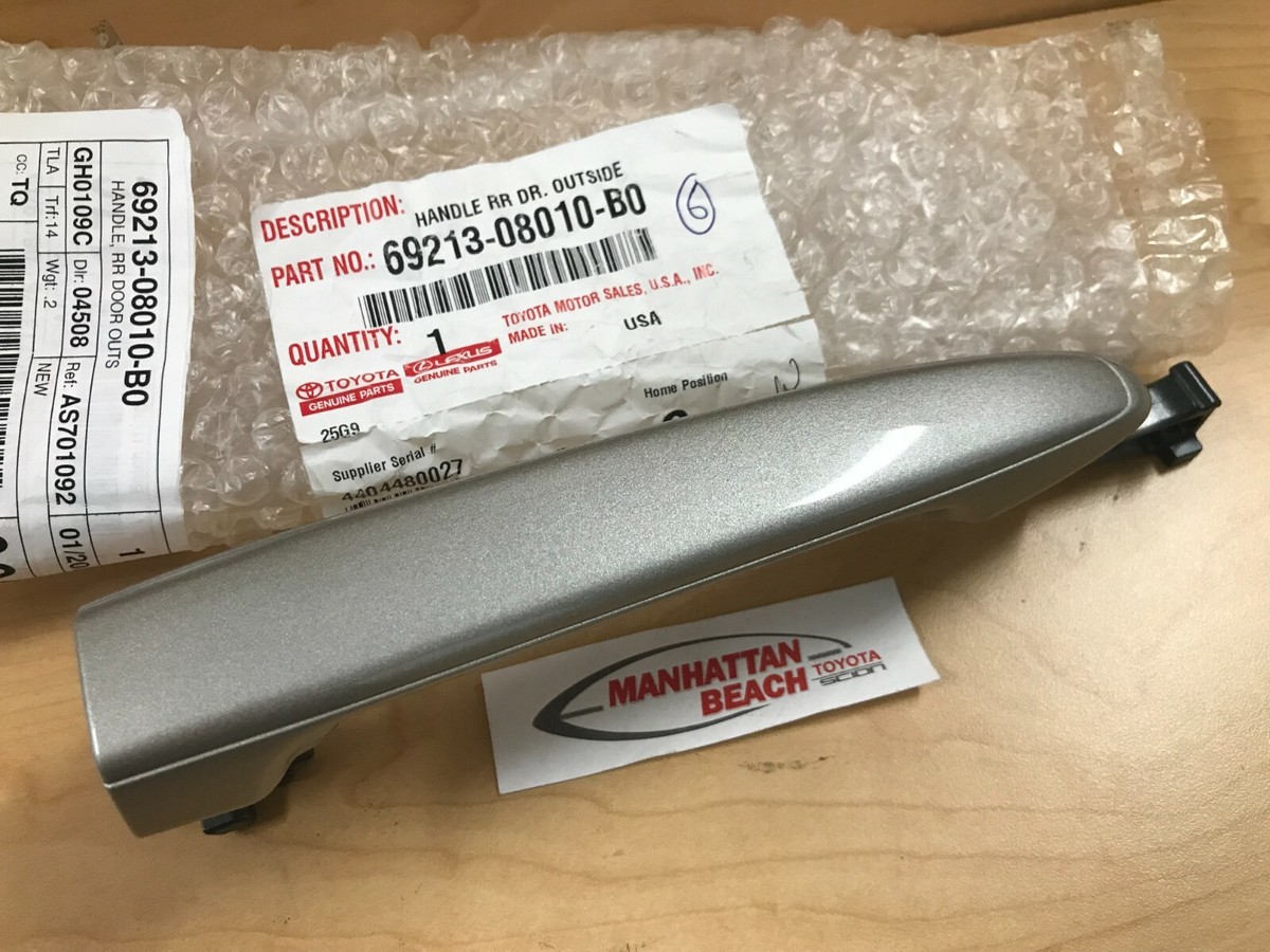 04-09 SIENNA SIDE SLIDING DOOR HANDLE 69213-08010-B0 SILVER 1D7
