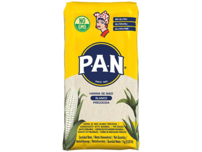 Vorgekochtes Weißes Maismehl Harina De Maiz Glutenfrei Non GMO White Corn Meal 