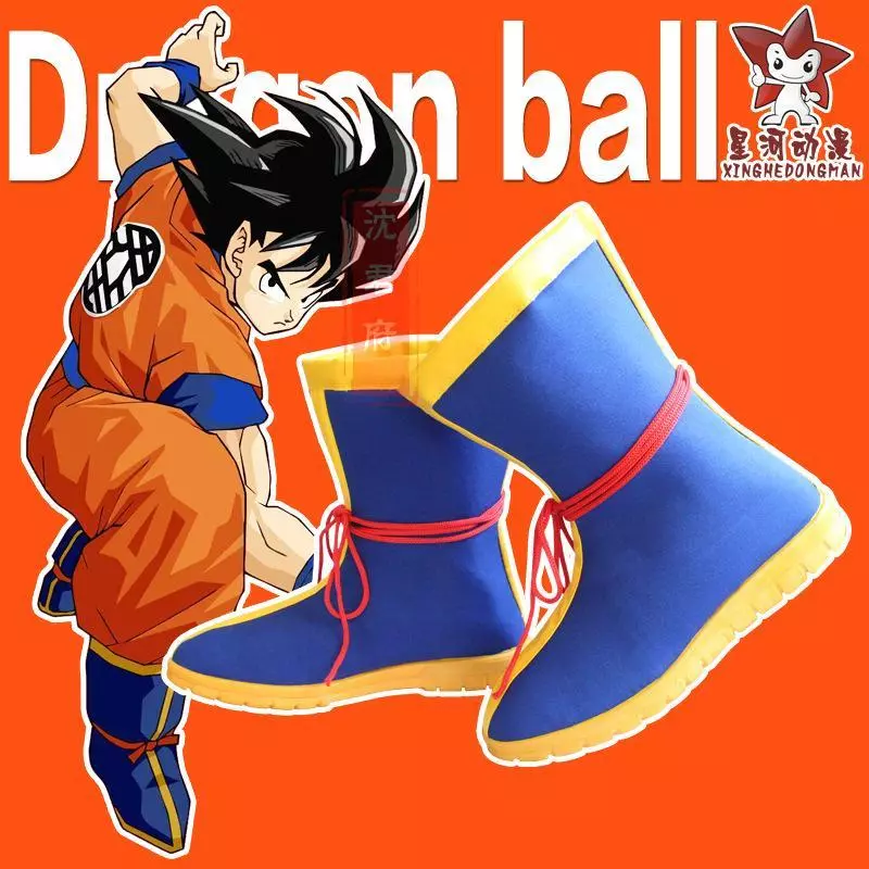 Dragon Ball Son Goku Kakarotto Cosplay Boots Anime Shoes In Stock |