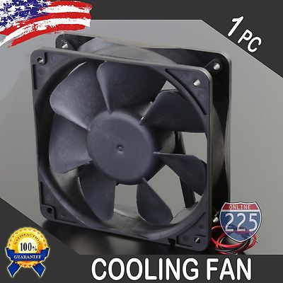 6'' Square Cooling Fan 1.5'' Depth 12 Volt Rotary Plastic Amplifier Computer quiet
