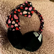 Charming Charlie Ear muffs, Hearts and Bow, youth size. new with tags CUTE