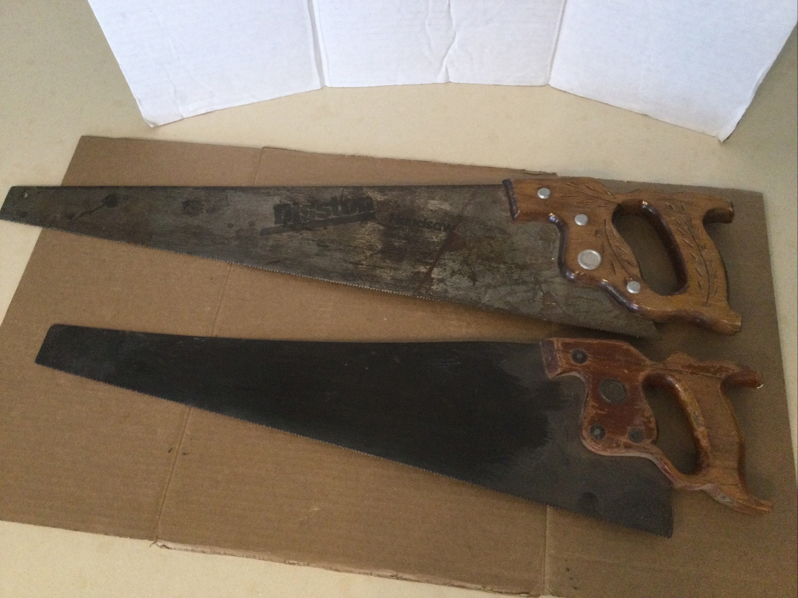 Disston Handsaws. D23 26” Blade, 10 Point. & D8 22” Blade. eBay