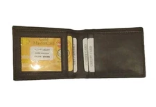MEN'S WALLET GENUINE LEATHER SMALL SLIM STYLE ( JE-265 )