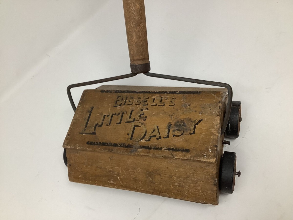 Antique Bissell's Little Daisy Carpet Sweeper Toy Child Size Works
