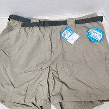 Columbia Shorts Womens 2X Sandy River Cargo 6" Inseam Nylon Belted Hiking UPF 30