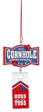 Official Cornhole Game Champion Christmas Ornament