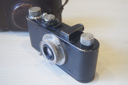*TESTED* Leica I C Leitz Model C Black Elmar 50mm F3.5 SN 21860 35mm Film Camera - Photo 13/20