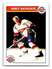 1994-95 ZELLERS ANDY BATHGATE VINTAGE NHL HOCKEY CARD #9 RANGERS STAR NMMT SP BV
