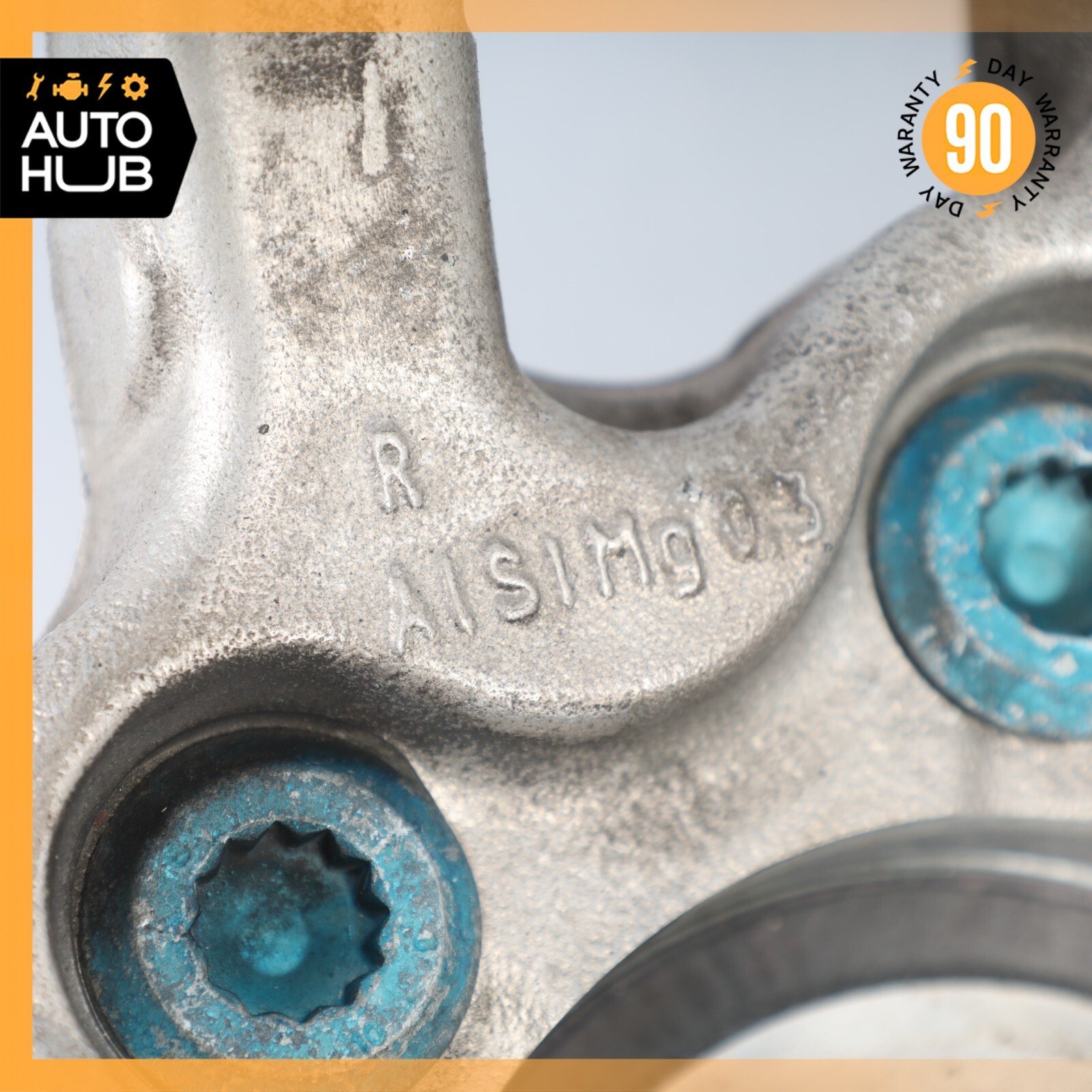 07-12 Bentley Continental GTC Rear Right Side Spindle Knuckle Hub OEM 59k