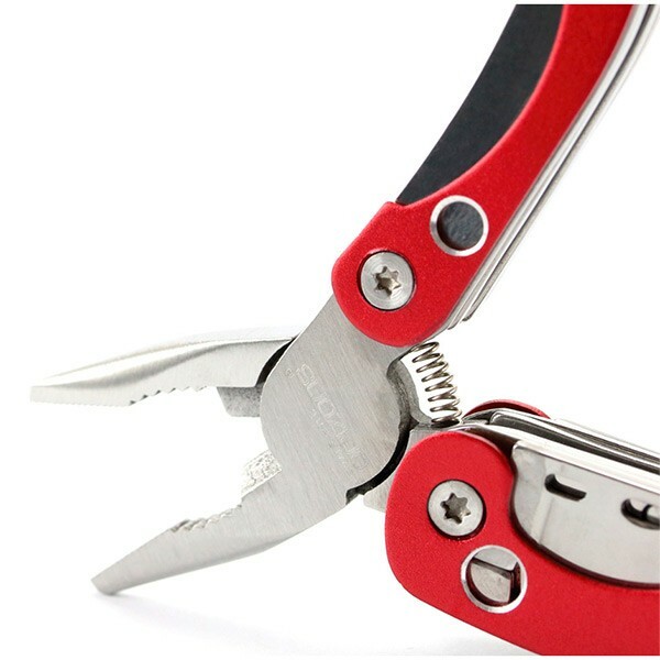 Accessoire pliable multi outils bleu 6 fonctions petit format pour vtt - 2