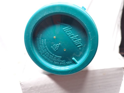 Disney The Lion King 8 oz Thermos Aladdin Vintage Retro Teal Simba Timon Pumbaa - Picture 4 of 6