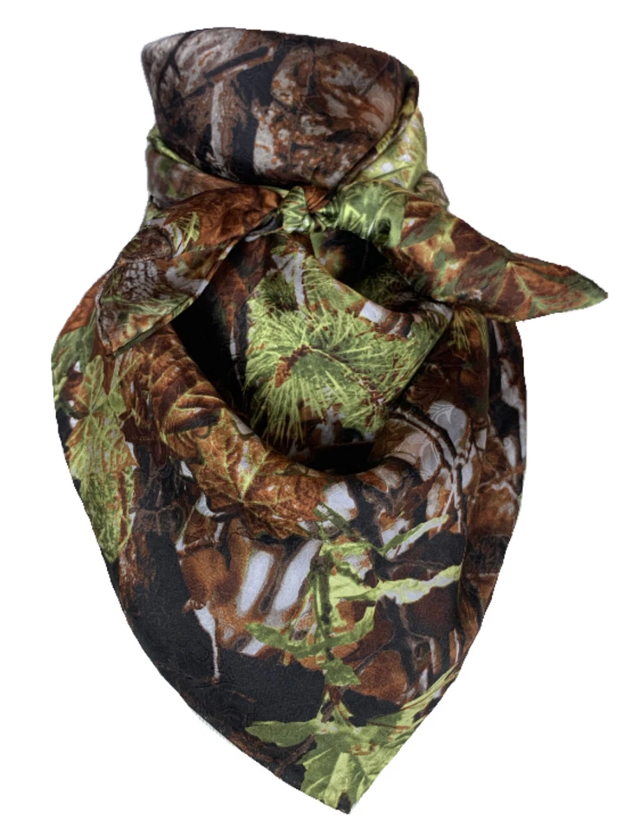 Camouflage shop silk scarf