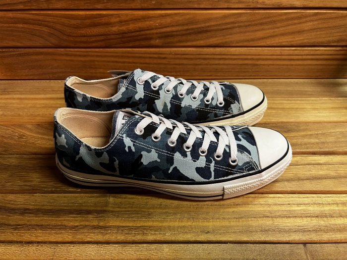 【箱付】90s CONVERSE ALLSTAR OX CAMO usa製 90s USA製 CONVERSEコンバース ALL STARオールスター HI カモ柄