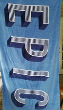 Pottery Barn Kids Epic Beach Towel Blue 32x64" 3221