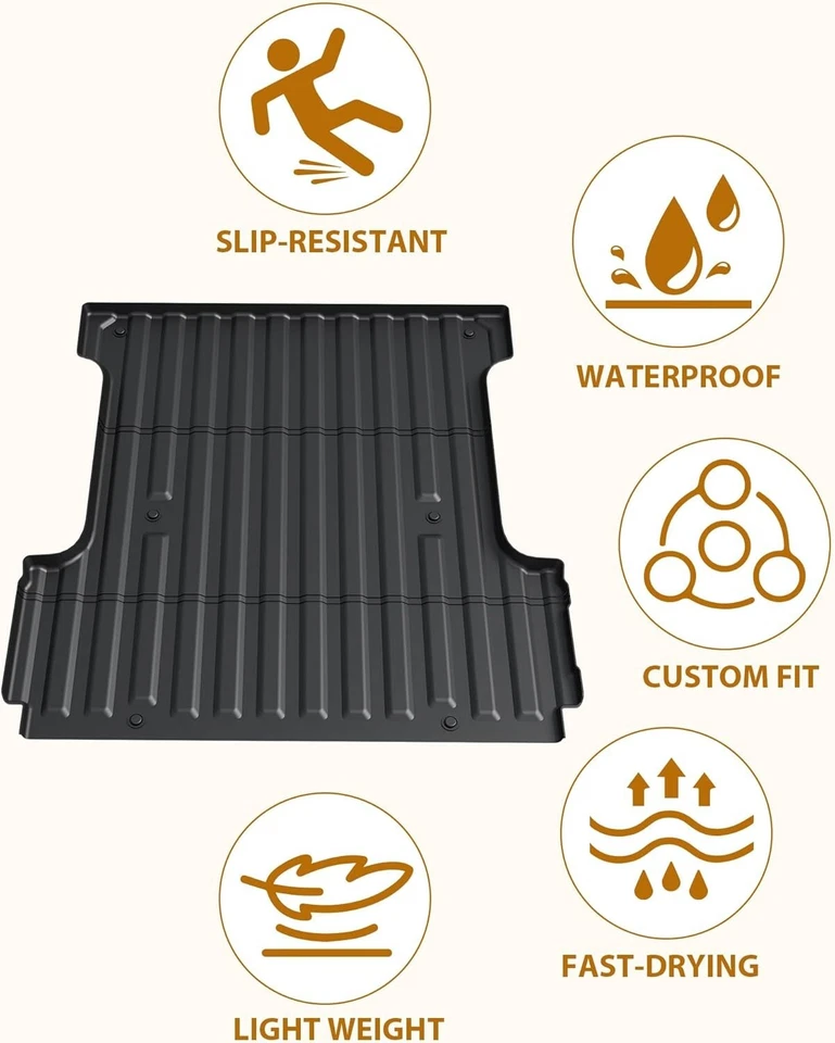 Truck Bed Mat for 2015-2022 Chevrolet Colorado/ Gmc Canyon Cab 5 Ft(61.7'') Foto 3 de 4