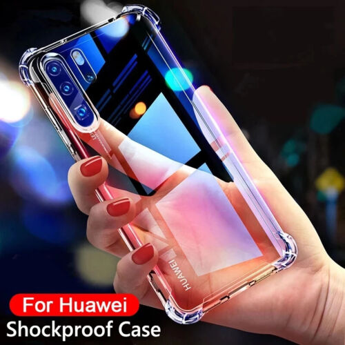 Shockproof Silicone Case Cover For Huawei P20 P40 P30 Lite Pro Y6 P Smart 2021 - Picture 1 of 7