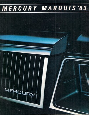 Mercury Marquis 1983 USA Markt Verkaufsprospekt Limousine Brougham Wagon