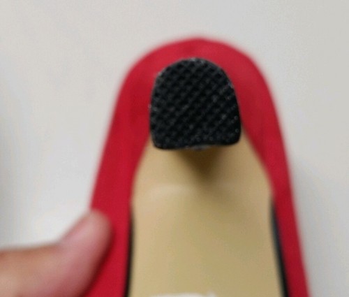 Zuka open Peep Toe Pumps Heels.Red/white stripes. 4" Heal. Bow Tie.Beauty EL 6 - Picture 10 of 12