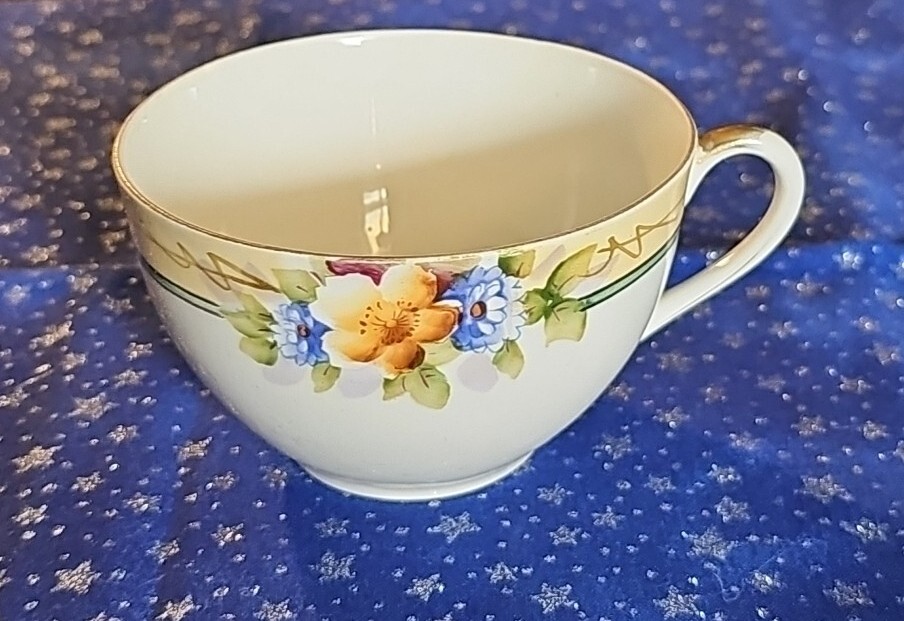 はな Blue & Yellow Flowers Tea Cup N3252 by Noritake | eBay