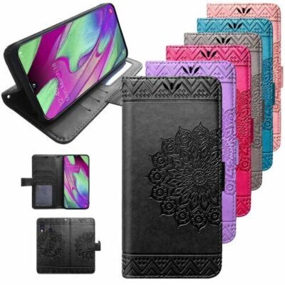 Hülle für Samsung Galaxy Handy Tasche Handyhülle Wallet Case Schutz Cover Etui