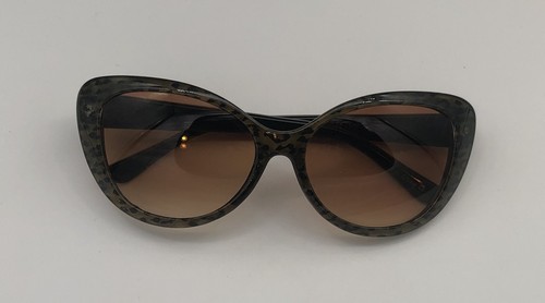 Occhiali da sole donna Betsey Johnson occhio di gatto stampa leopardata SOLO FRMAE - Foto 2 di 8