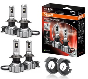 OSRAM NIGHT BREAKER Smart H7 LED 330 Set für VW T5 Bus 03-09 64210DWNBSM