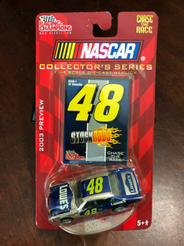 2003 Jimmie Johnson Lowes StockRods 1970 Chevelle Chase the Race car 1:64 RC - Picture 1 of 3