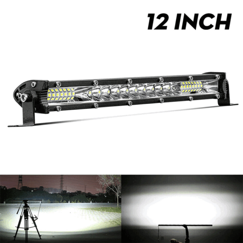 7 14 20 25 32 42" Slim LED Light Bar Spot Flood Combo Driving Truck SUV Offroad - Picture 32 of 51