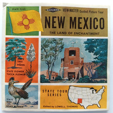 VIEW-MASTER BOOKLET  NEW MEXICO  Heft Buch Land of Enchantment USA Tour A375-E