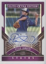 2015 Panini Elite Extra Edition 22/75 Peter Lambert #45 Auto 0f8