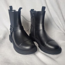 Kids Crosby Harness Moto Boots art class black size 4