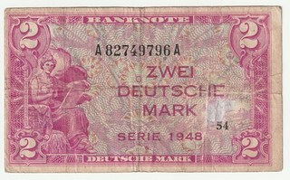 2 Deutsche Mark 1948 BDL.