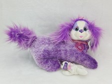 Puppy Surprise Plush Purple Dog 1 Puppy Set Lot Just Play 10" Stuffed Toy