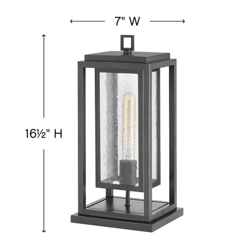 Hinkley Lighting 1007 Republic 120v 1 Light 17" Tall Coastal - Bronze - Picture 12 of 12