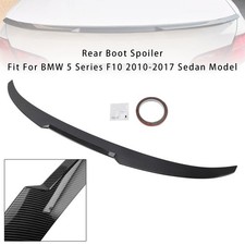 Carbon Fiber Look Rear Boot Spoiler Fit For BMW 5 Series F10 2010-2016 M4 Style~