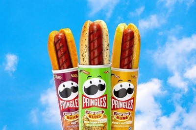 Pringles Three-Pack + FREE Pringles Pop Hot Dog Buns Presale