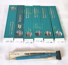 BEROL 0.5mm TM5 PUSH ACTION AUTO FEED MECHANICAL PENCIL TURQUOISE + DRAWING LEAD