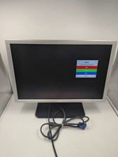 DELL SE198WFPf 19 inch Computer Monitor with Cables Works Great   