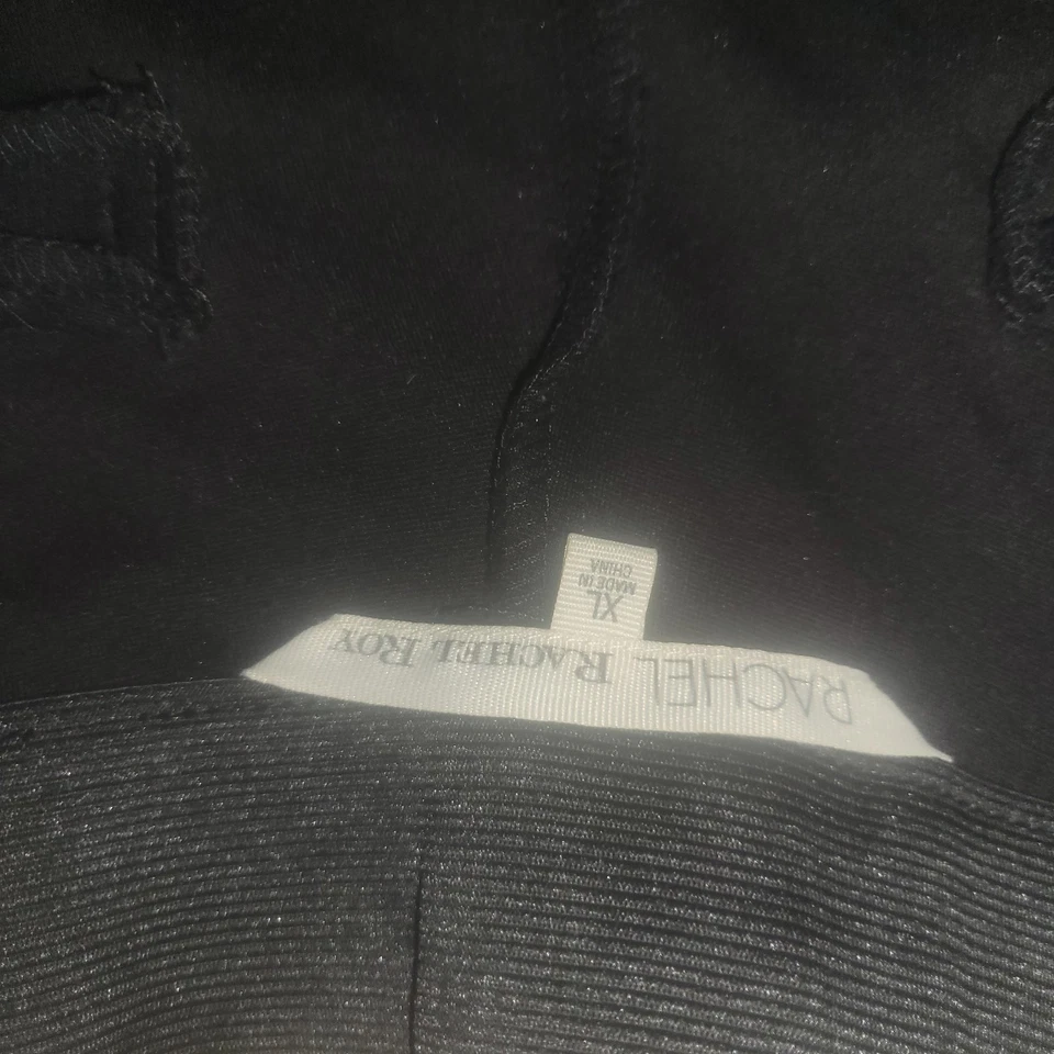 Pantalones ajustados de punto Rachel Roy negros XL Foto 3 de 4