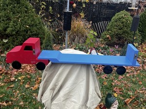 “Pottery Barn Semi-Truck / Tractor Trailer Shelf” Kids Books, Knick-Knacks, Toys