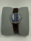 Vintage OMEGA De Ville Ladies Watch - Stainless Steel, Blue Dial, Swiss c.1970's