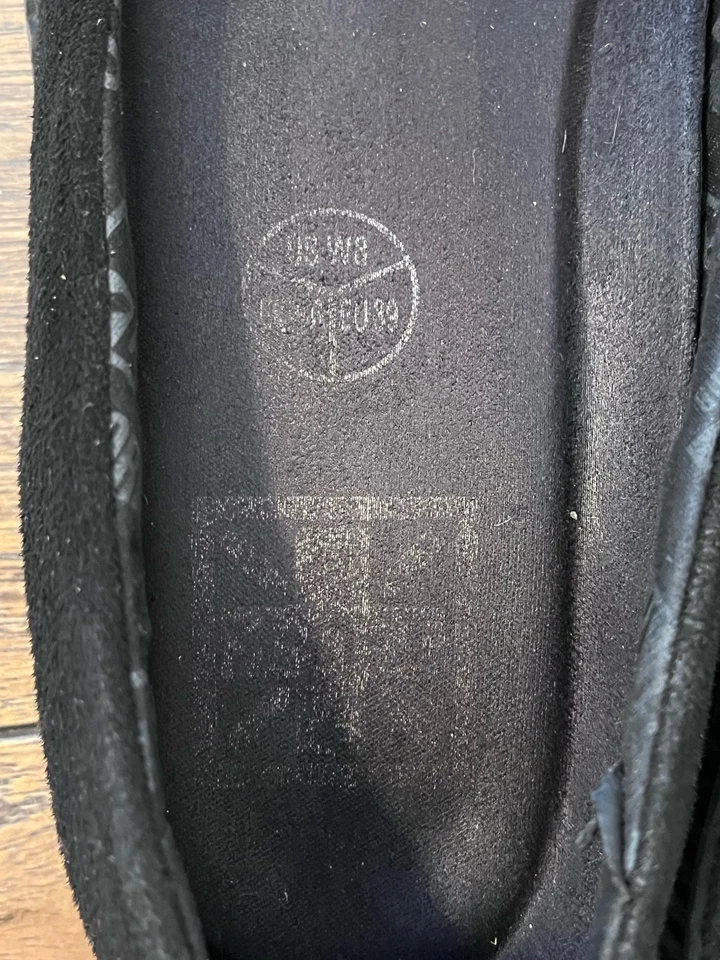 Correa de tobillo plana negra de ballet en punta TUK para mujer talla 8 Foto 4 de 4