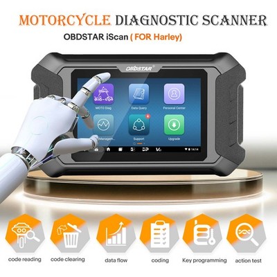OBDSTAR iScan for Harley Motorcycle Diagnostic Scanner &  Immobilizer Tool