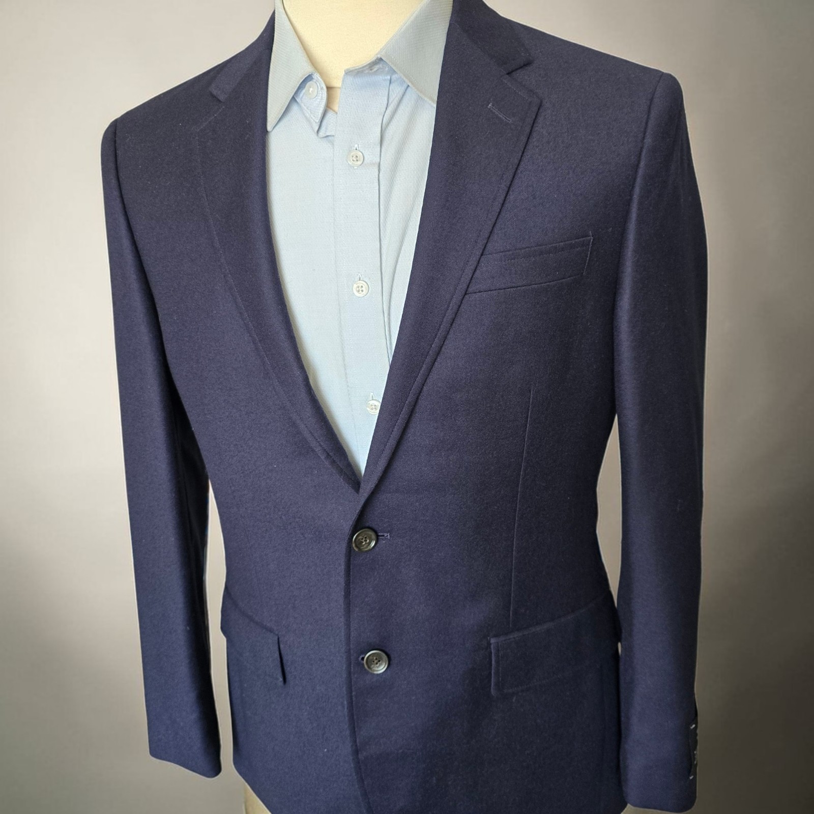 New J.crew Blazer 40s Ludlow American Woolen Flannel Dual Side Vents