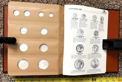 Dansco Littleton United States Type Album #7070 w/6th Gold Page