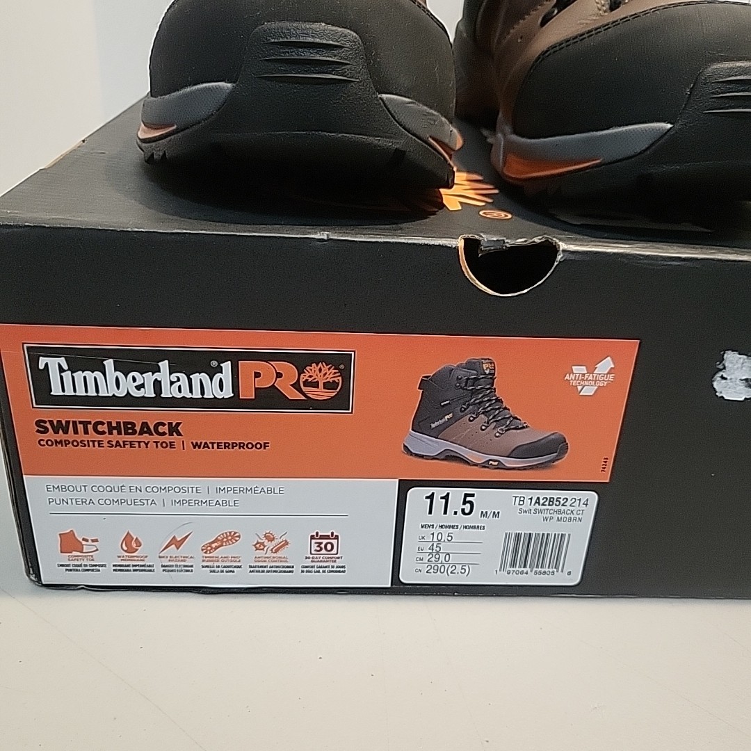 Timberlan Pro Switchback Mens Size 11.5 Brown Out… - image 5