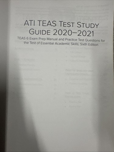 ATI TEAS Test Prep Study Guide 2020-2021: TEAS 6 Manual with Practice Exam Quest - Picture 2 of 4