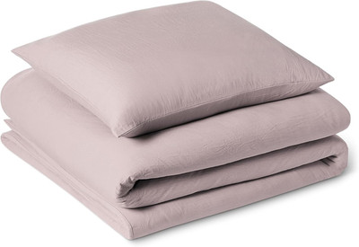 Amazon Basics Bettwäsche 135×200   2 Teilig Mikrofaser Violett Bügelfrei