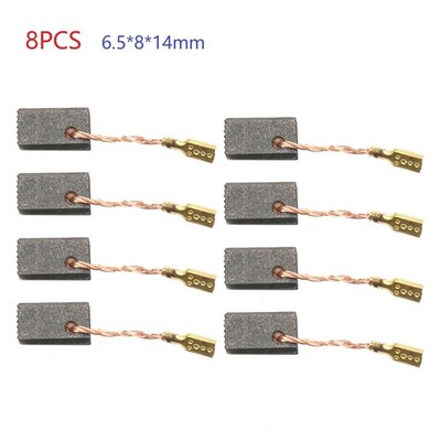 8X Carbon Brushes 6.5X8X14mm Repairing For Angle Grinder GWS 7-100 7-125
