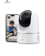 eufy Security Solo IndoorCam E220 (P24) 2K Pan&Tilt Home eufycam E220, White